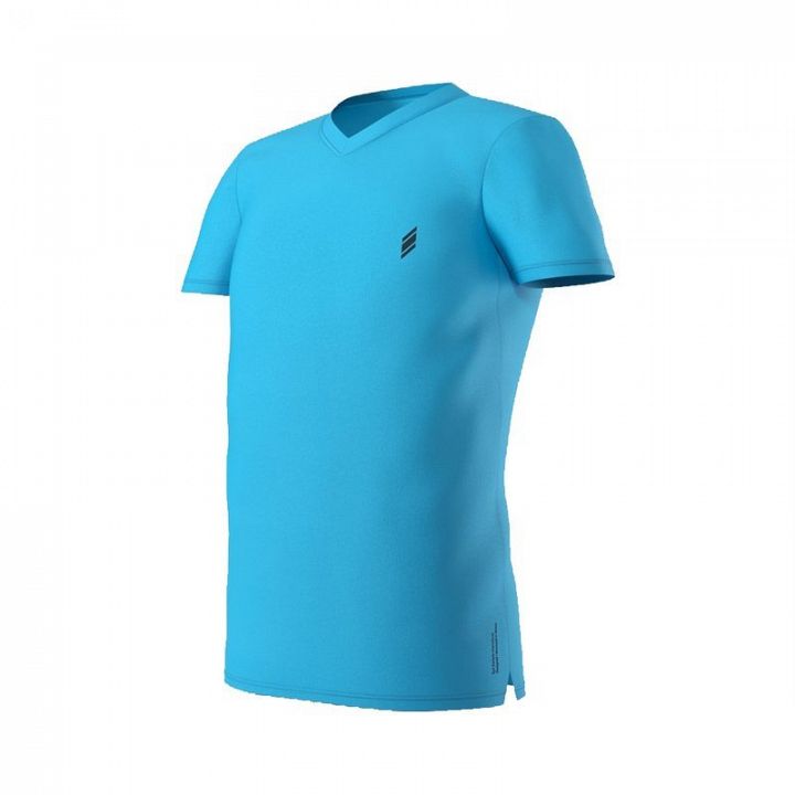 Eye V-Neck Blue / Light Grey